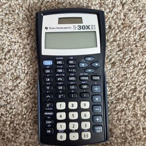 Texas Instruments TI-30XIIS Black and White Calculator